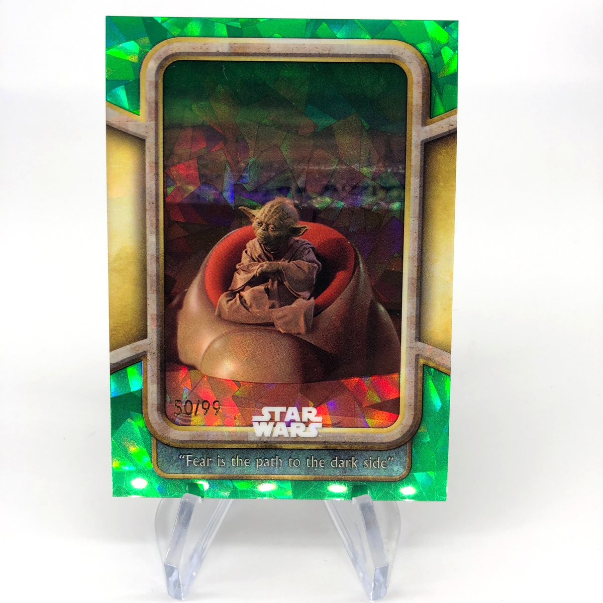 2024 Topps Star Wars Chrome Sapphire  Yoda 64 /99 Green [NM]