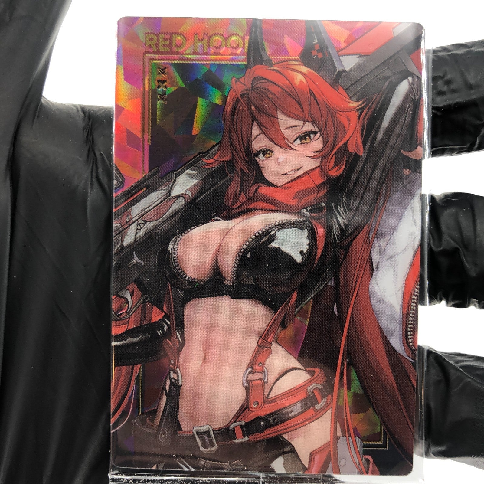 Nikke Card Red Hood No.024 Wafer Holo Bandai Japanese Sealed [Rank S]