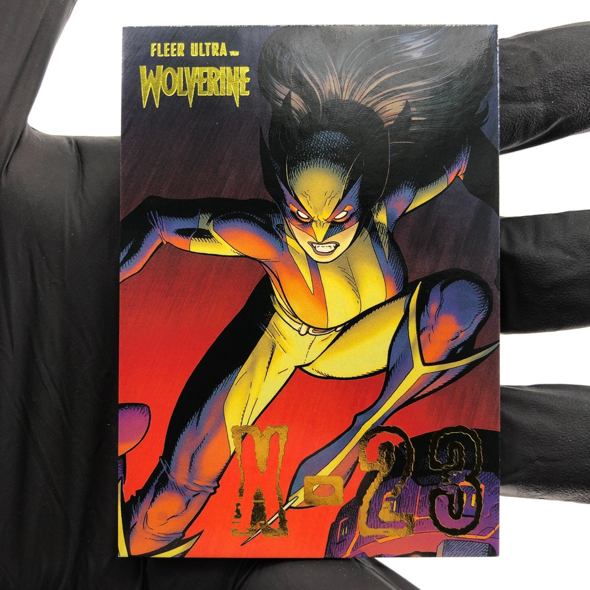 Marvel Card X-23 X-3 Gold /90 Fleer Upper Deck Ultra Wolverine [NM]