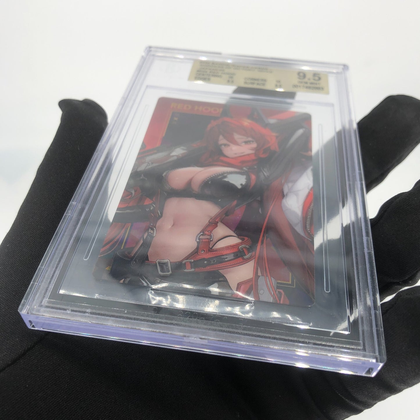 Nikke Card BGS 9.5 Red Hood No.024 Wafer Holo Bandai Japanese Sealed Waifu [9.5]