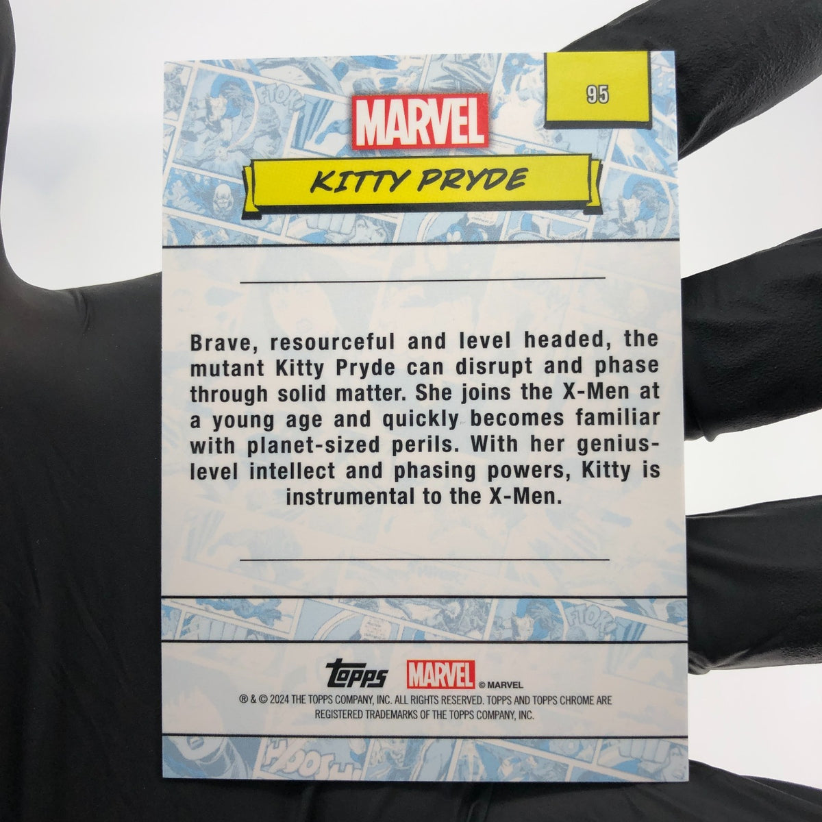 Marvel Card Kitty Pride 95 Gold /50 Topps Chrome 2024 [NM]