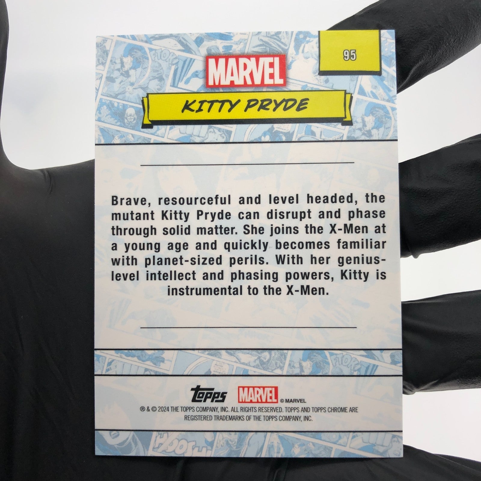 Marvel Card Kitty Pride 95 Gold /50 Topps Chrome 2024 [NM]
