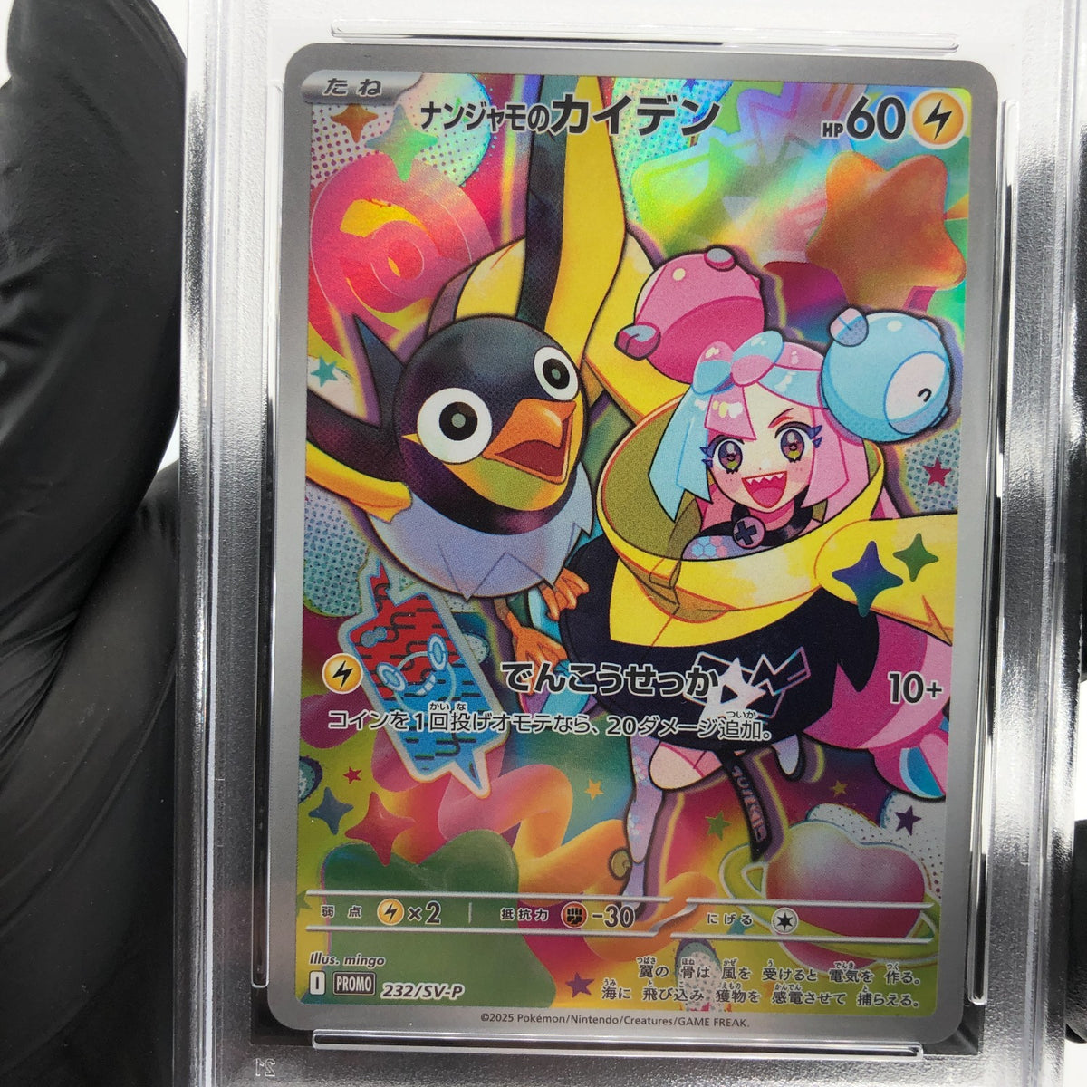 PSA 9 Pokemon Card Ionos Wattrel 232/SV-P  Promo Japanese Karte [9]