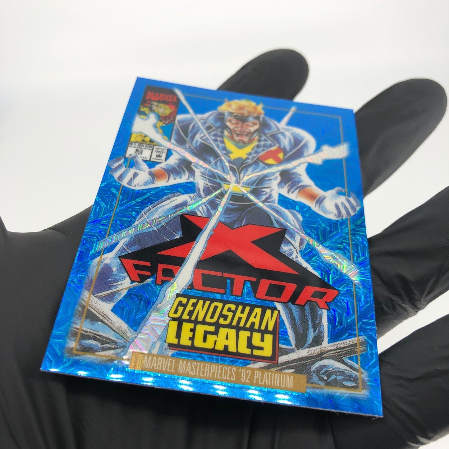 Marvel Card Havok Blue  Traxx 35-V  Fleer Upper Deck Masterpieces [NM]