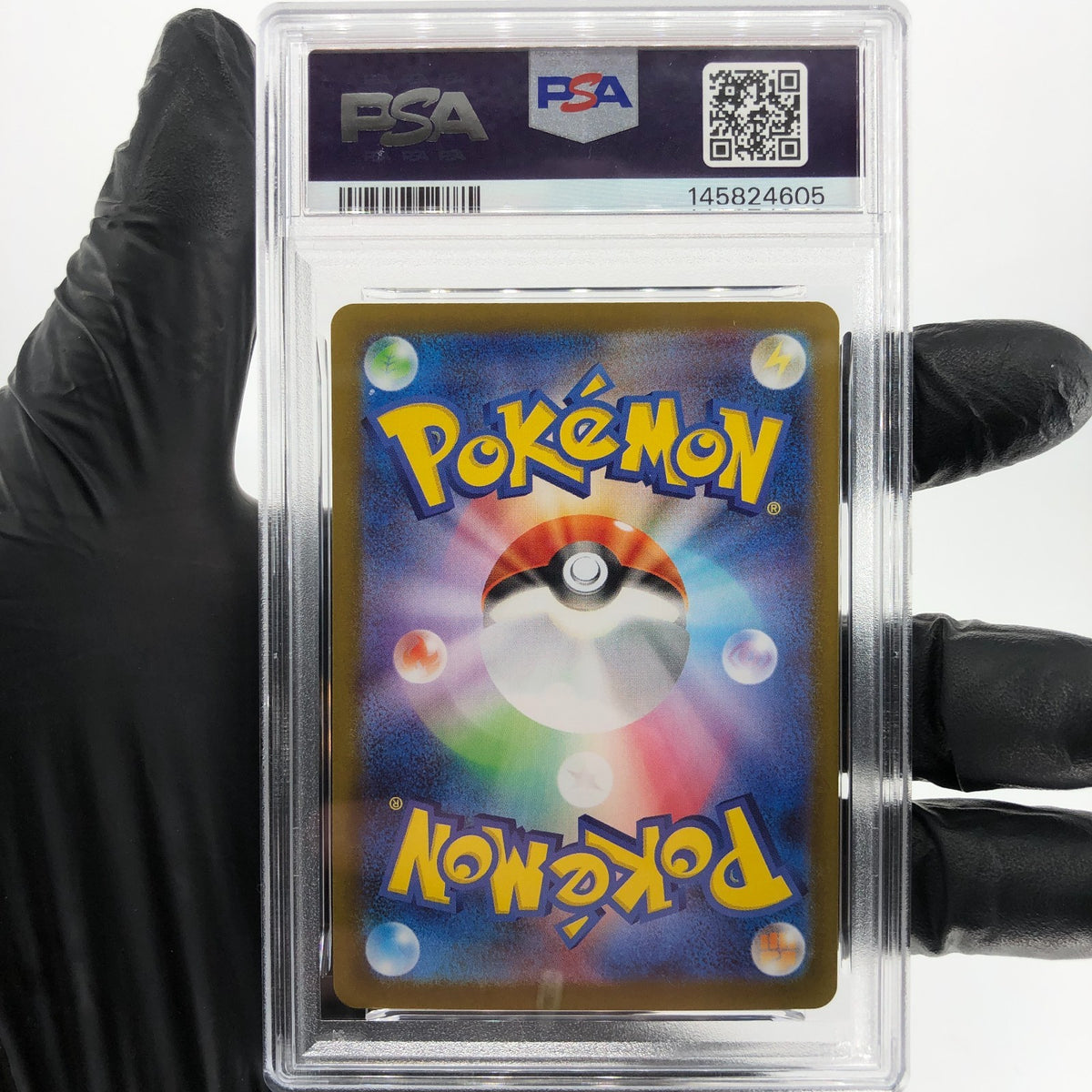 PSA 8 Pokemon Card Elgyem 043/086 C Masterball SV11B Japanese Karte [8]