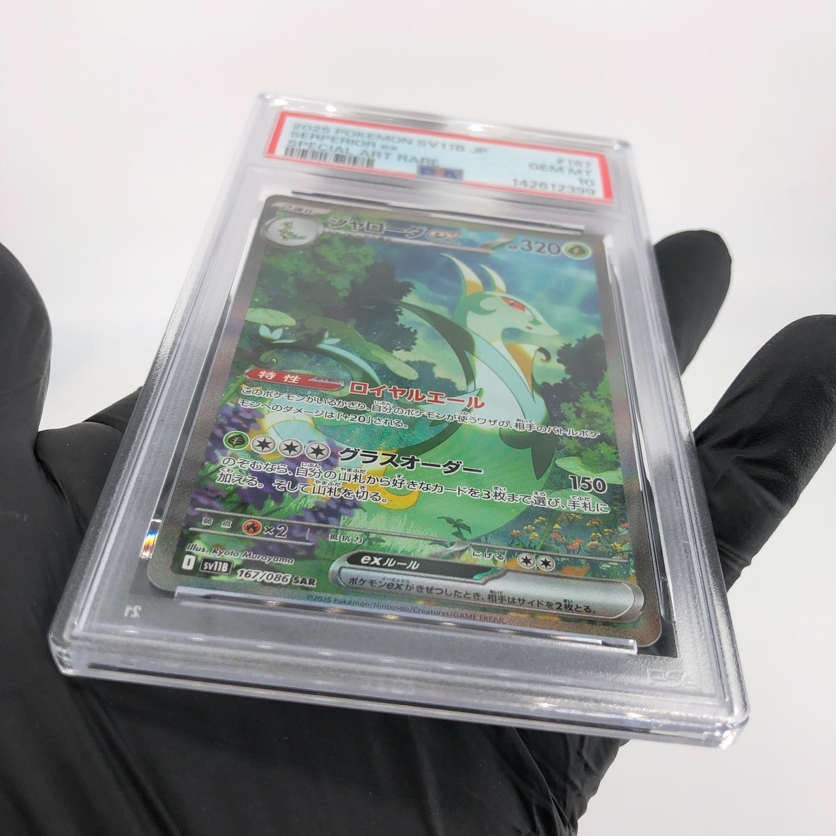PSA 10 Pokemon Card Serperior 167/086 SAR SV11B Japanese Karte [10] 3