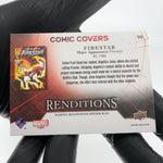 Marvel Card Firestar 90 Comic Covers Fleer Upper Deck Renditions [NM]