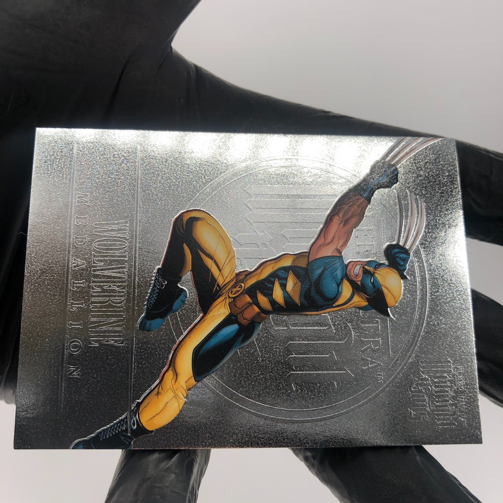 Marvel Card Wolverine M-49 Medallion Fleer Upper Deck Midnight Sons Ultra [Exc.]