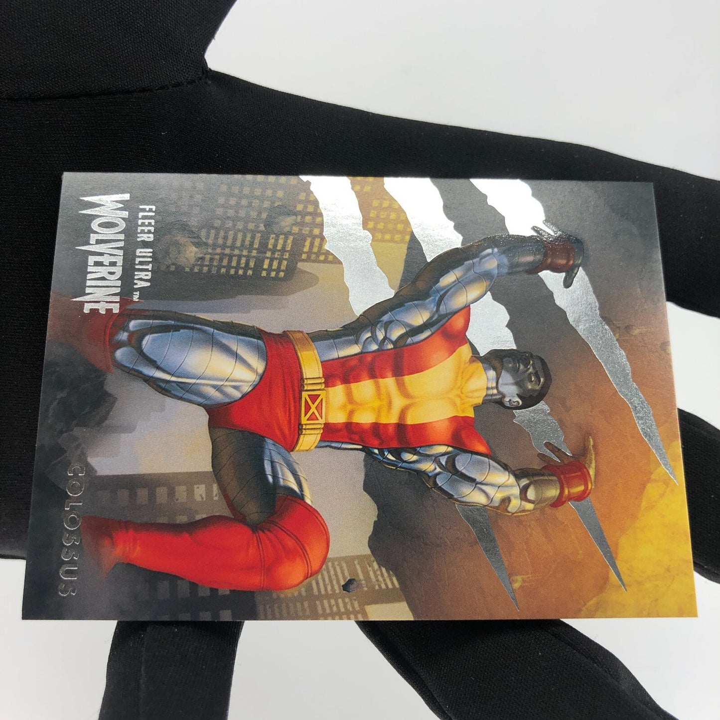 Marvel Card Colossus 77 Base Upper Wolverine Ultra [A]