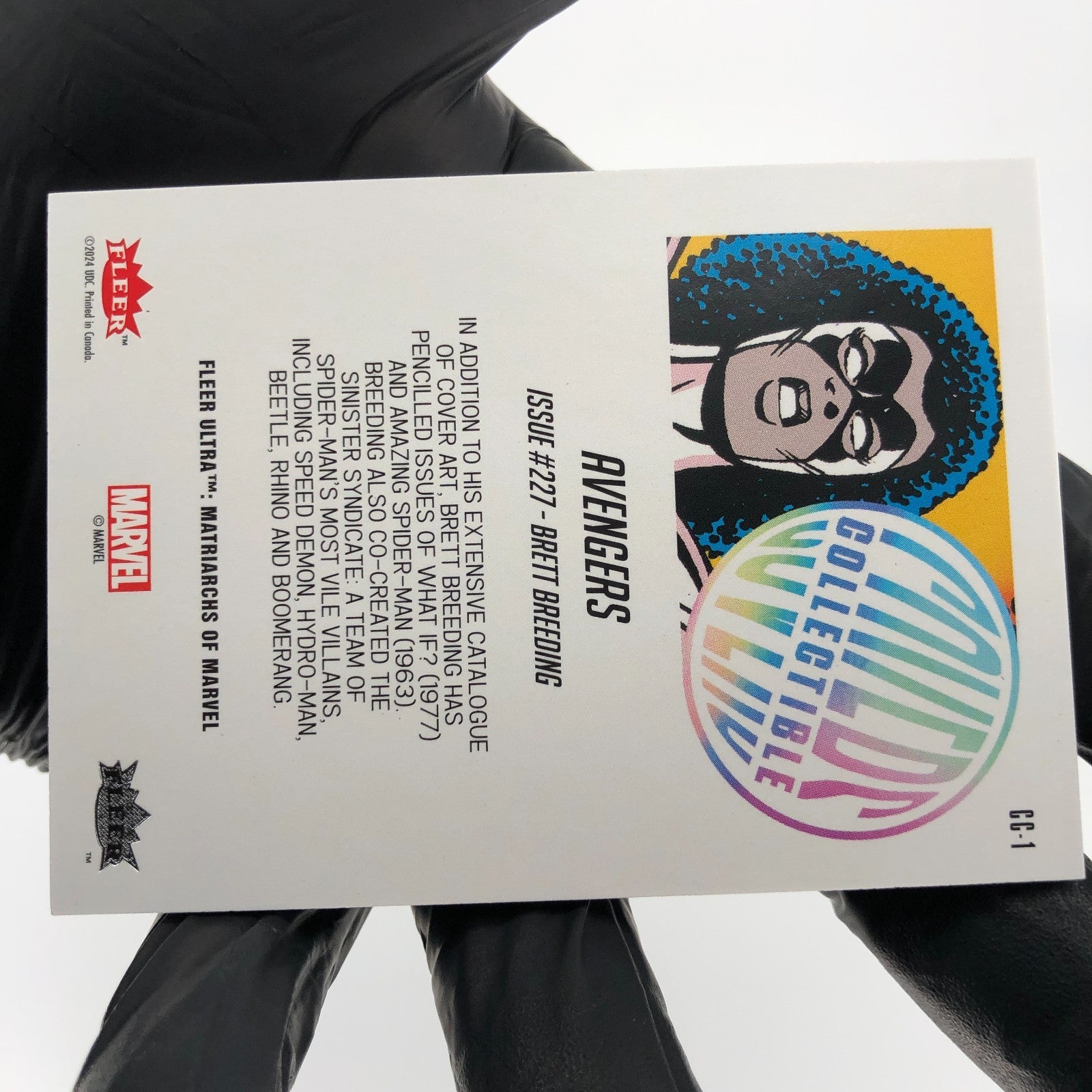 Marvel Card The Avengers CC-1 Covers Matriarchs 2024 Fleer Upper Deck [NM]