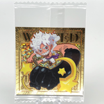 One Piece Luffy Gear 5 SW12-01 SGR Parallel Double Holo Wafer  Japanese [Sealed]