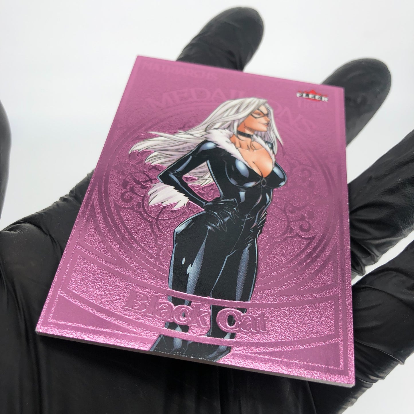 Marvel Card Black Cat M-13 Medallion Matriarchs 2024 Fleer Upper Deck [NM]