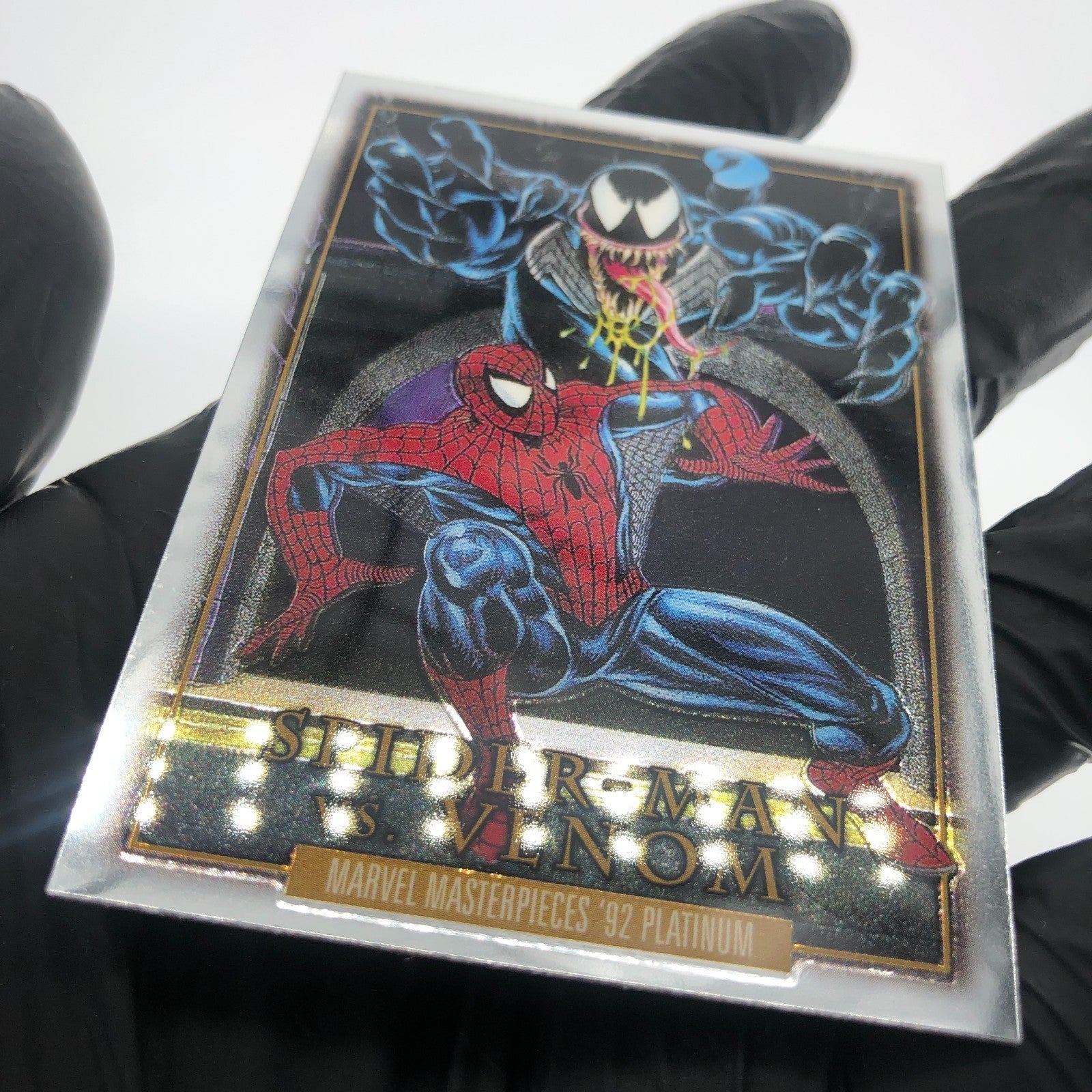 Marvel Card Spider-Man Vs Venom BS-4 Fleer Upper Deck Masterpieces 92 [NM]