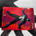 Marvel Card Secret Wars Spider-Man 58 Red Rainbow Allegiance Upper Deck [NM]