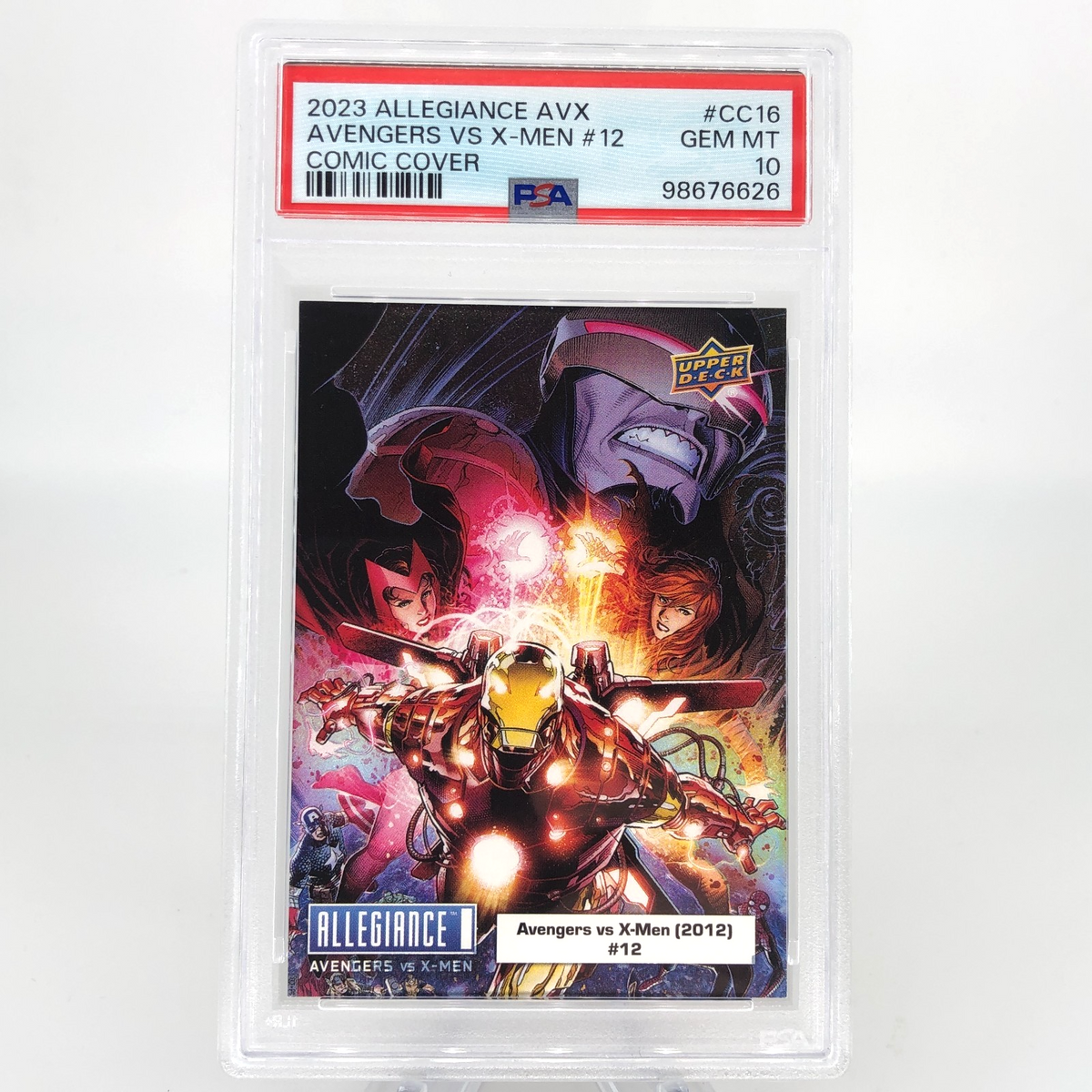 PSA 10 Marvel Card Avengers CC16 Comic Cover Upper Deck Allegiance 2023 [10]