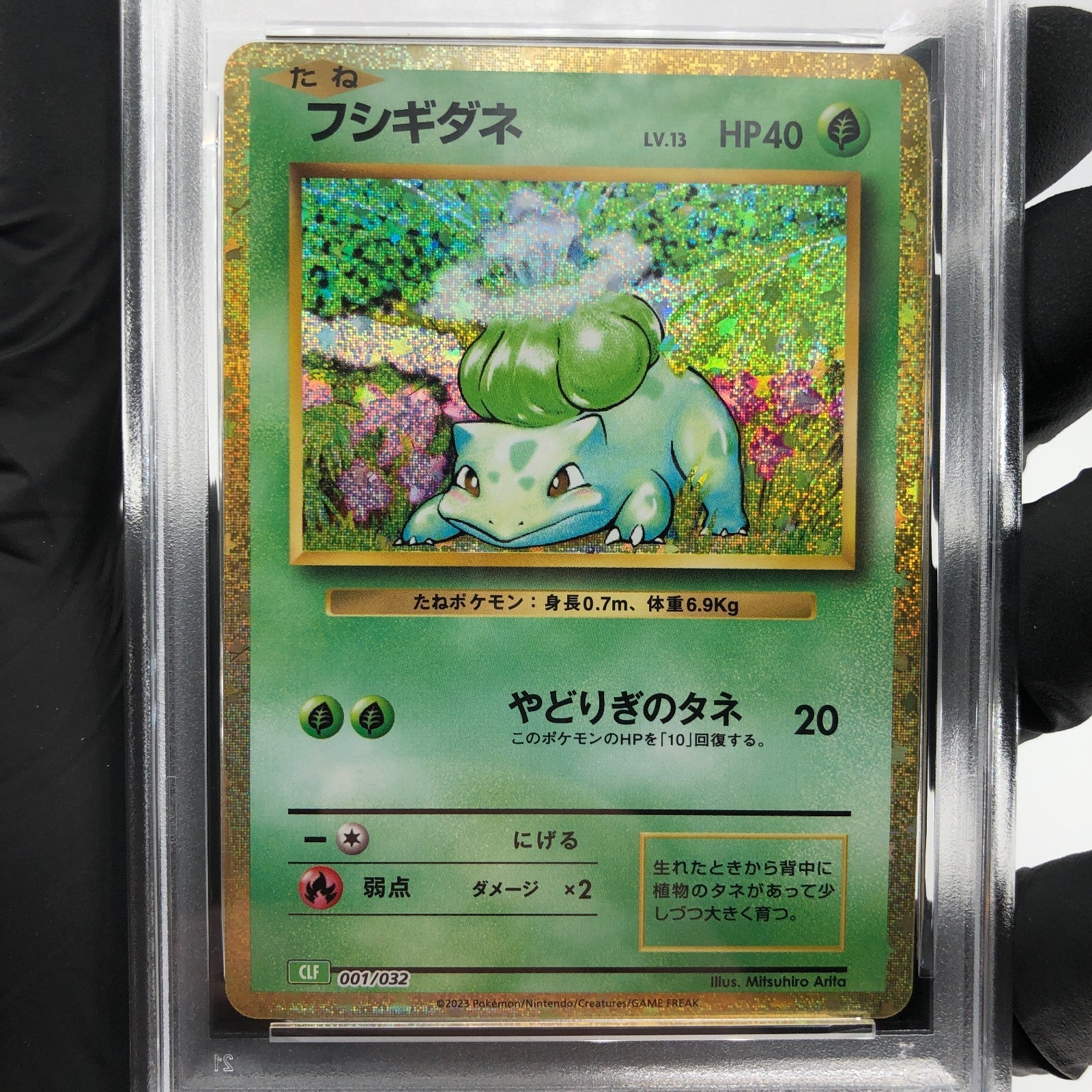PSA 8 Pokemon Card Bulbasaur 001/032 CLF Japanese Karte [8]