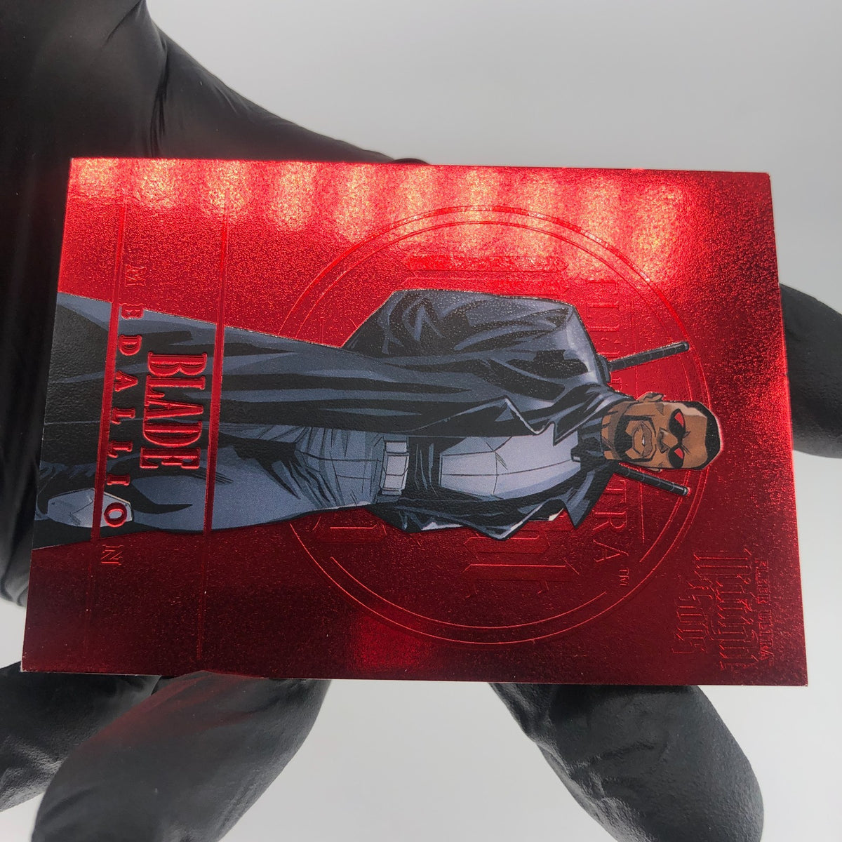 Marvel Card Blade M-5 Ruby /50 Midnight Sons 2022 Fleer Upper Deck [Exc.]