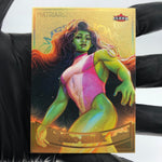 Marvel Card She Hulk M-5 Gold /200 Matriarchs 2024 Fleer Upper Deck [NM]