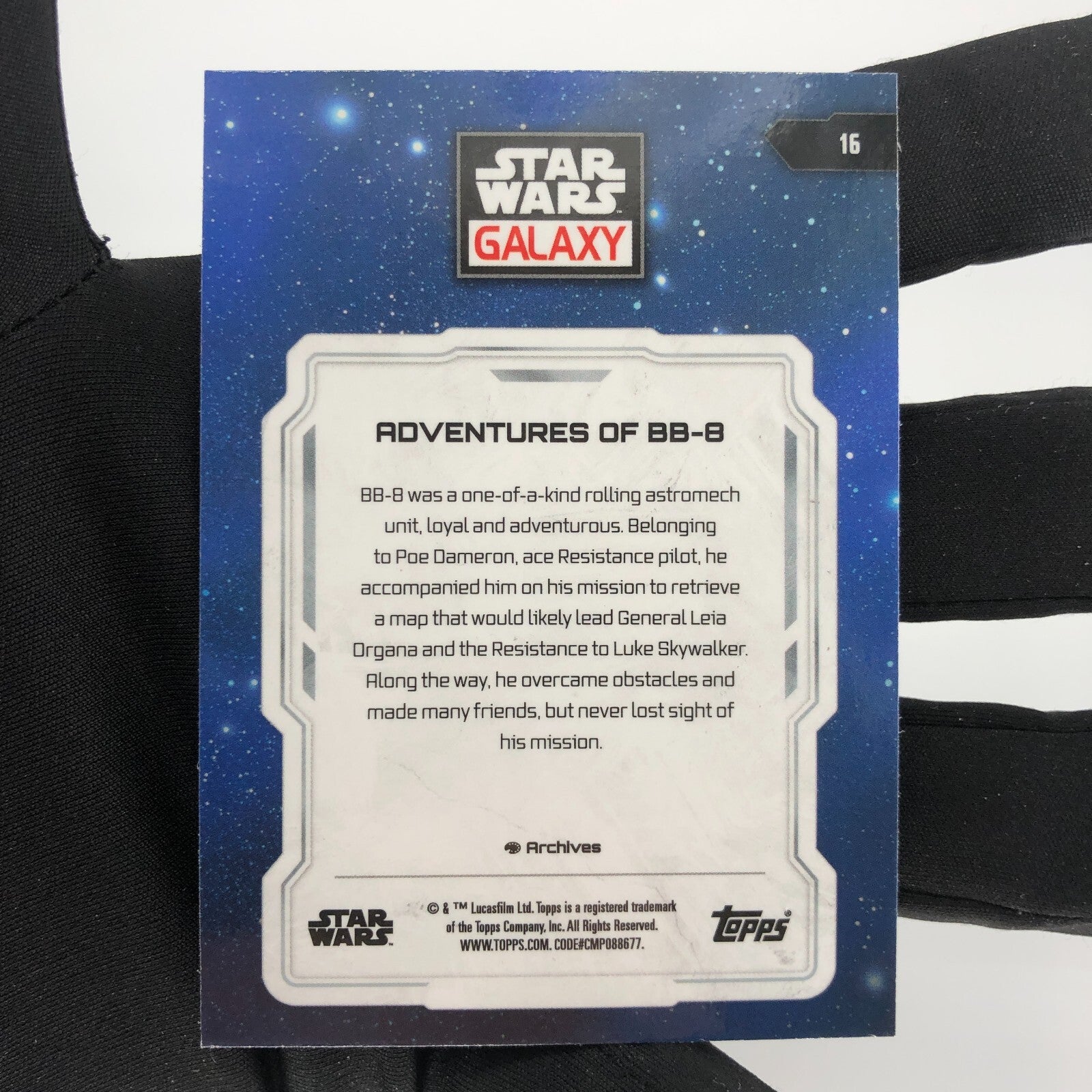 Star Wars Galaxy 2024 BB-8 16 Adventures of Topps Chrome [Rank A]