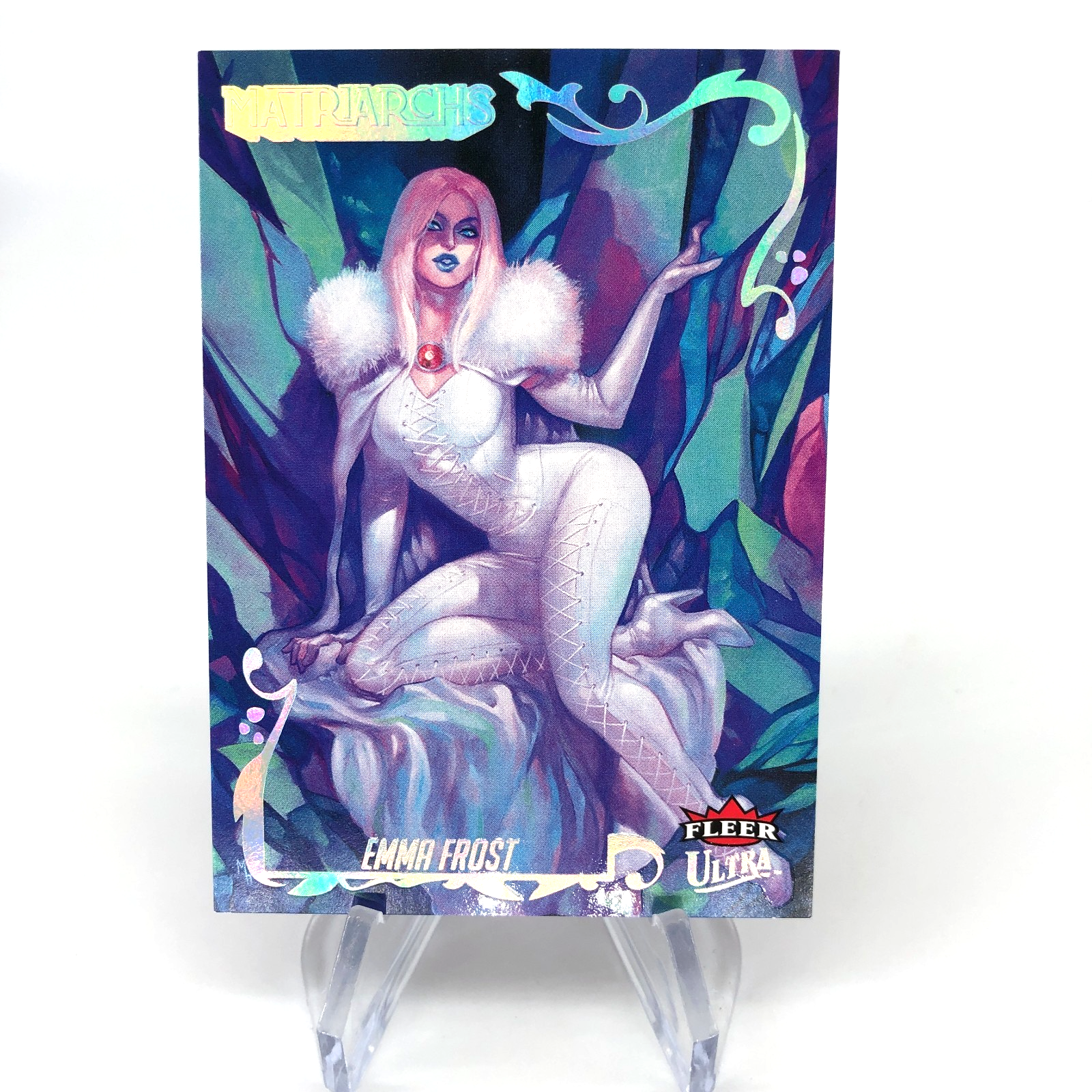 Marvel Card Emma Frost 63 Silver Spectrum Matriarchs 2024 Fleer Upper Deck [NM]