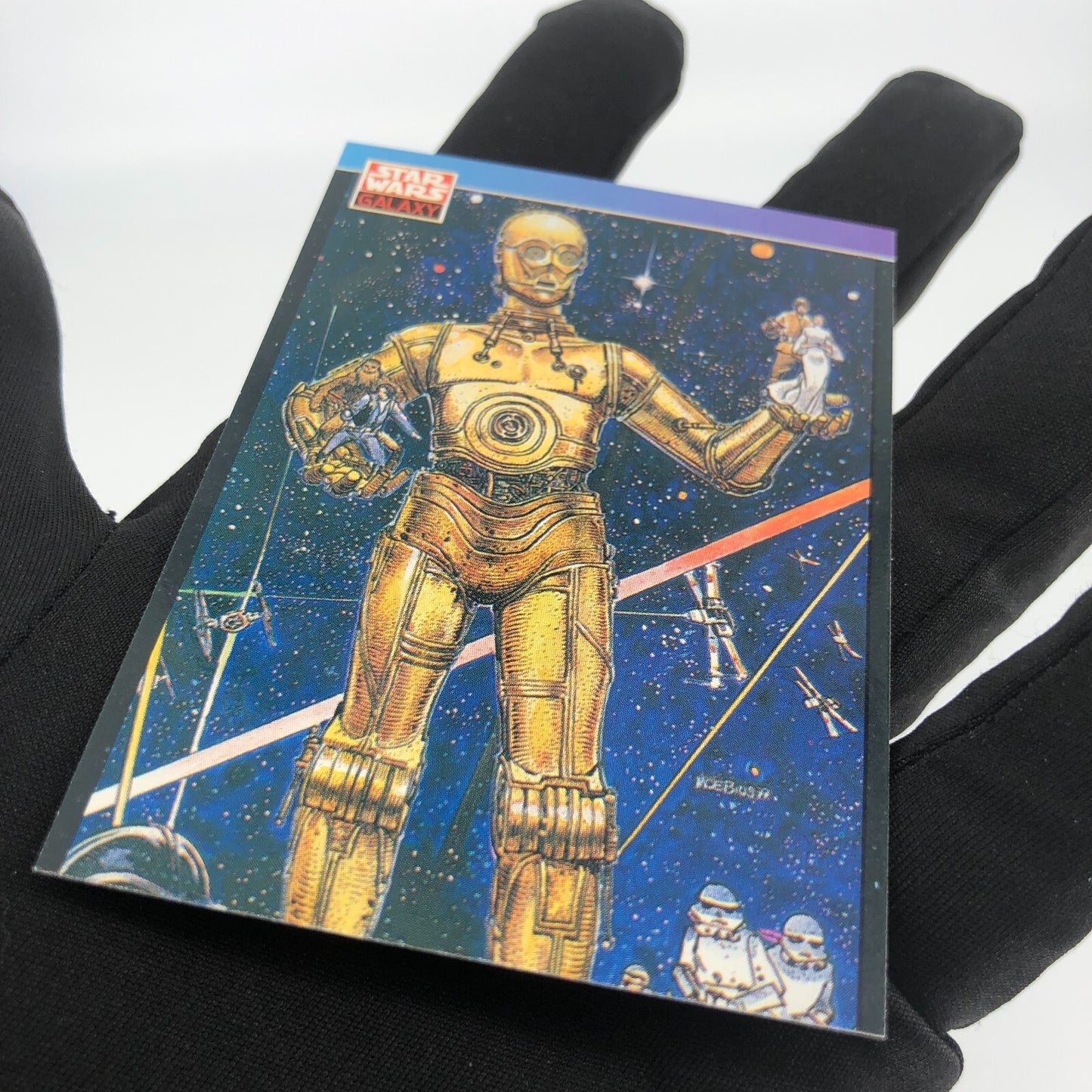 Star Wars Galaxy Card New Visions 111 Topps Han Solo 1993 [Rank A]