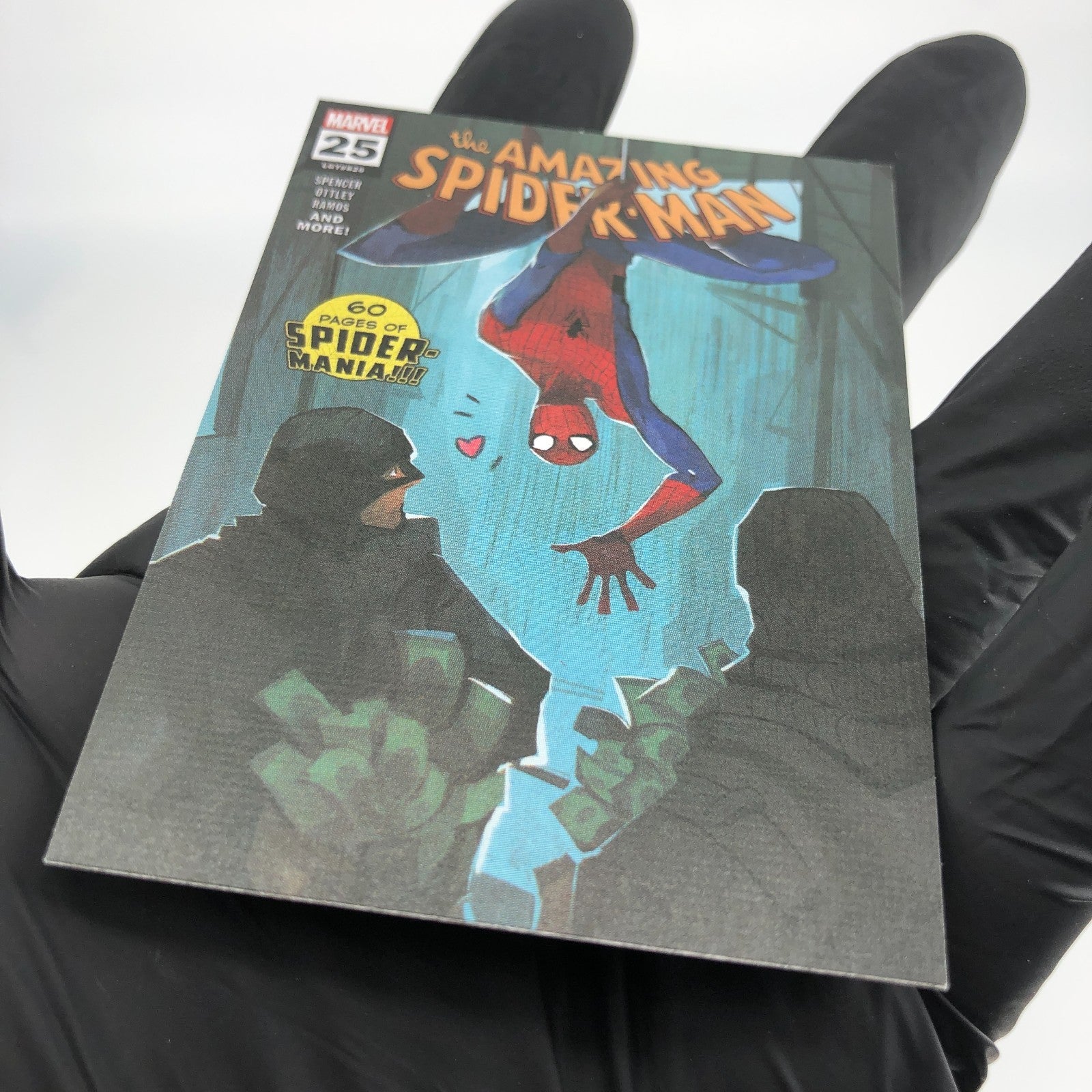 Marvel Card Spider-Man 62 Comic Covers Fleer Upper Deck Renditions [NM]