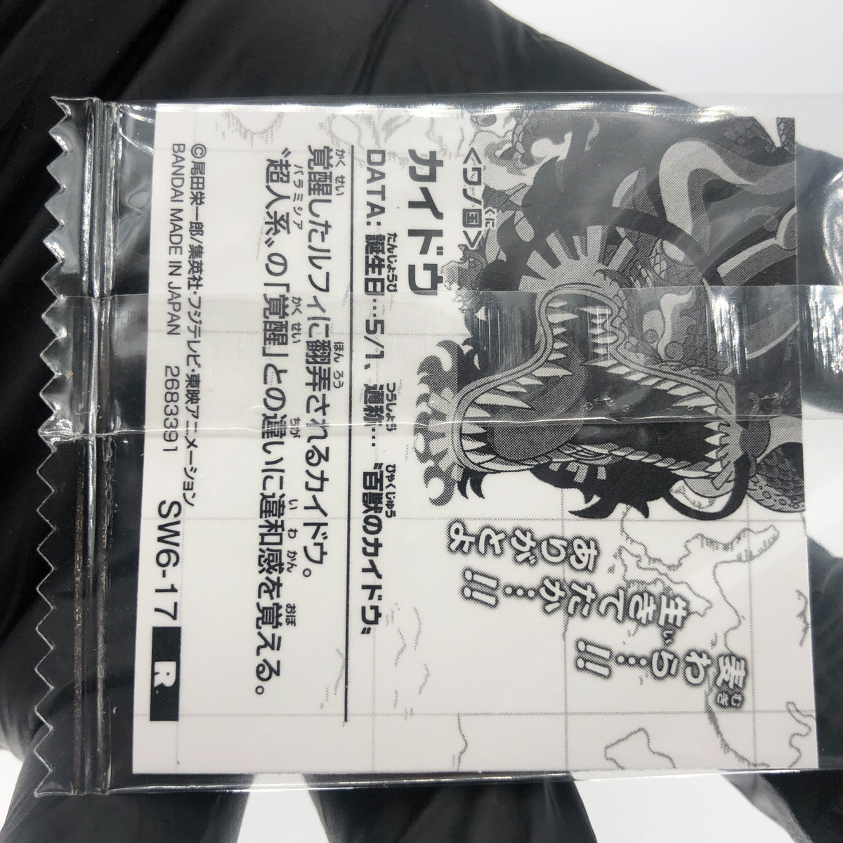 One Piece Kaido SW6-17 R Holo Wafer  Japanese [Sealed]