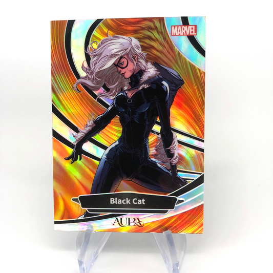 Marvel Card Black Cat AM-IO-26 Aura Orange Refractor /75 Kakawow 2025 [NM]