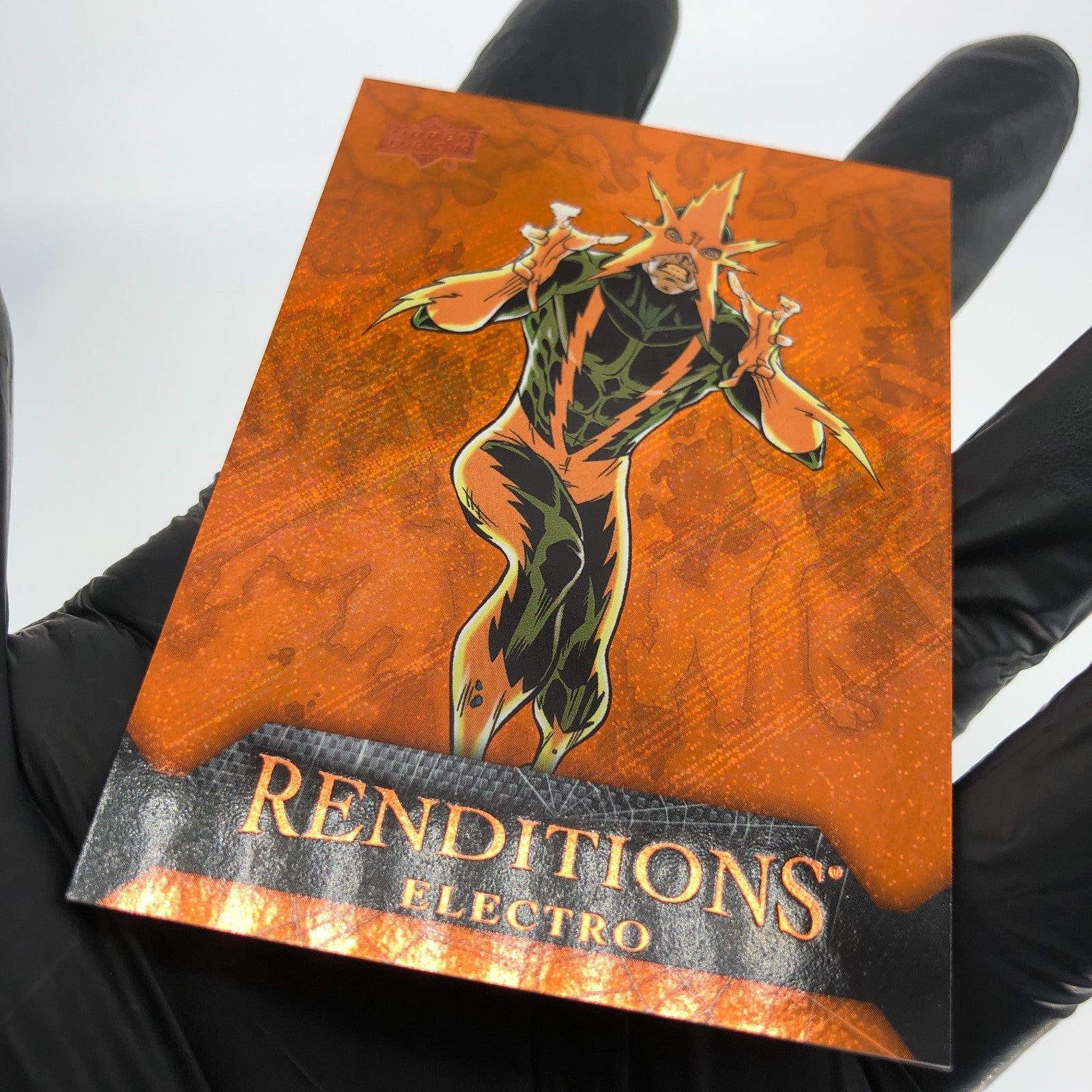 Marvel Card Electro 6 Orange  /299 Fleer Upper Deck Renditions [NM]