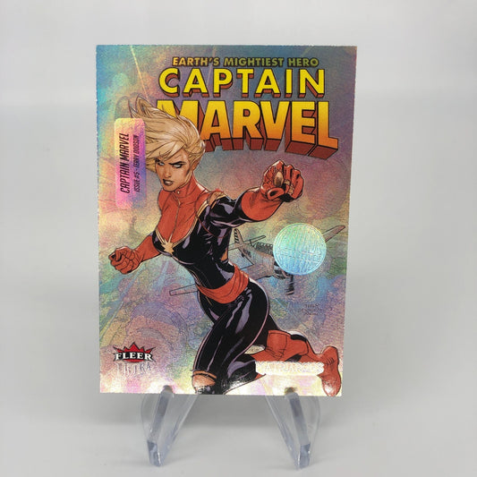 Marvel Card Captain Marvel CC-7 Cover Holo Matriarchs 2024 Fleer Upper Deck [NM]