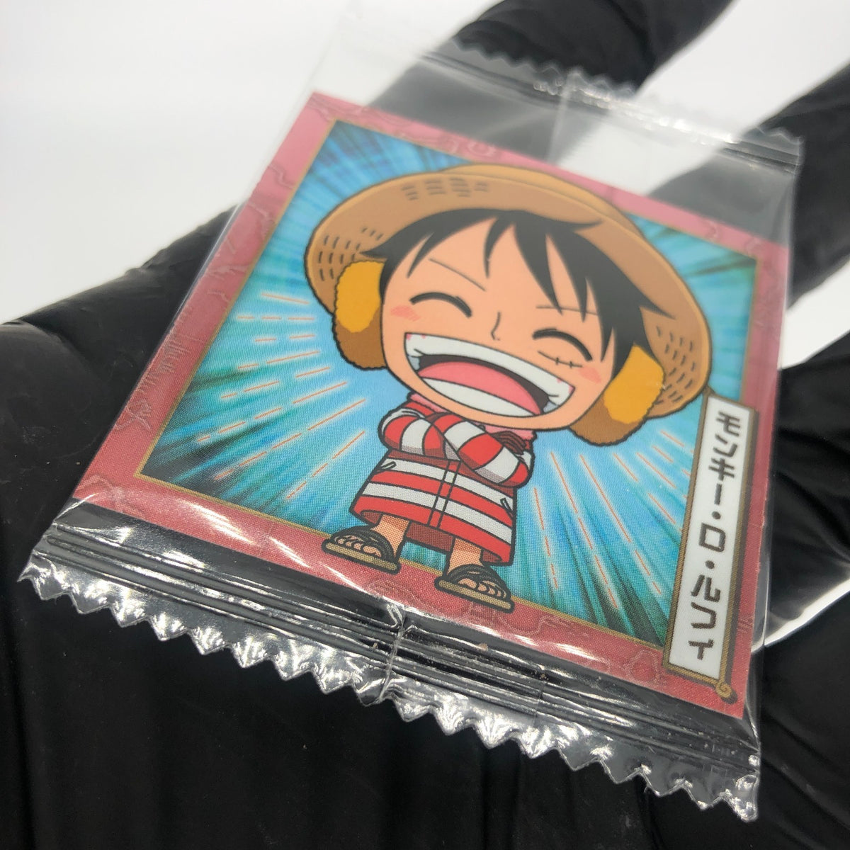 One Piece Luffy SW8-22 N Holo Wafer  Japanese [Sealed]