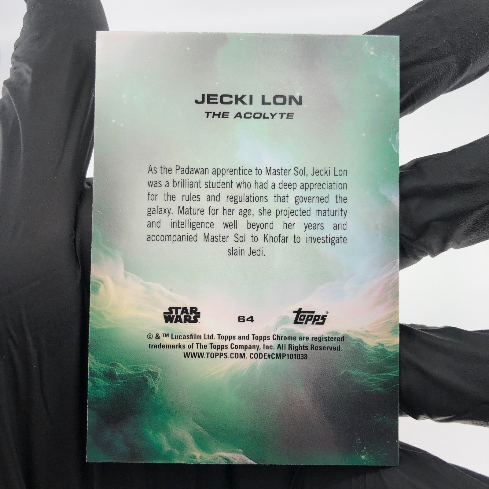 2025 Topps Chrome Star Wars Jecki Lon 64 Green /99 [NM]