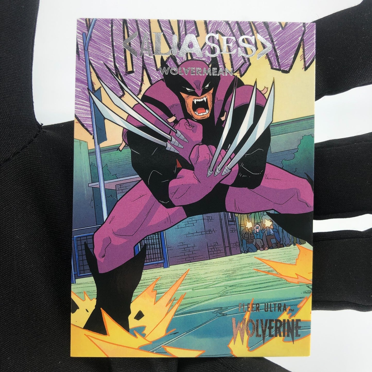 Marvel Card Wolvermean A-8 Aliases Fleer Upper Deck Wolverine Ultra [Rank A]