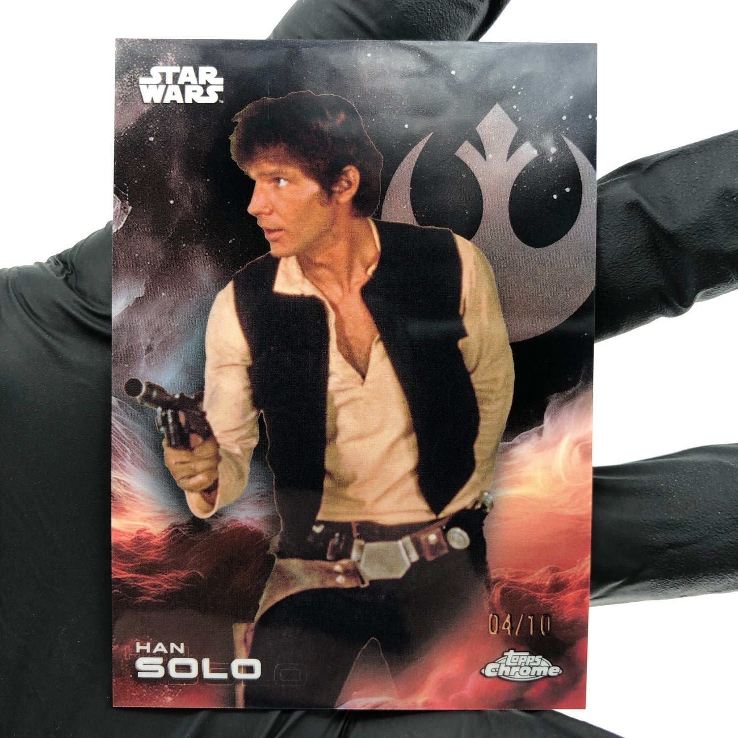 2025 Topps Chrome Star Wars Han Solo 58 /10 Holo [NM]