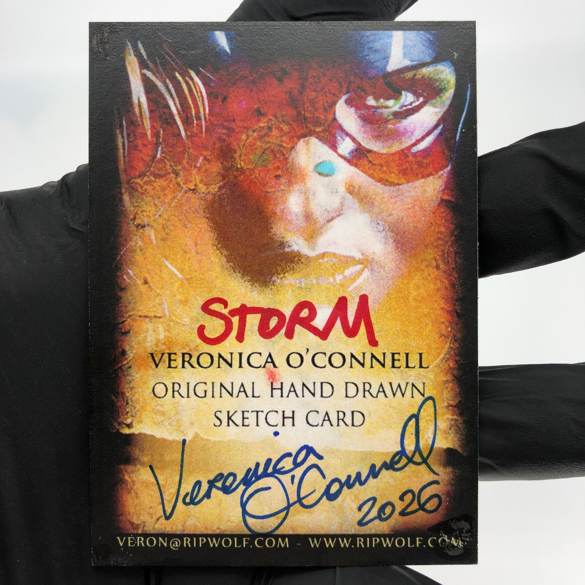 Marvel Sketch Card Storm X-Men Artist Veronica O Connell 2026 [NM]