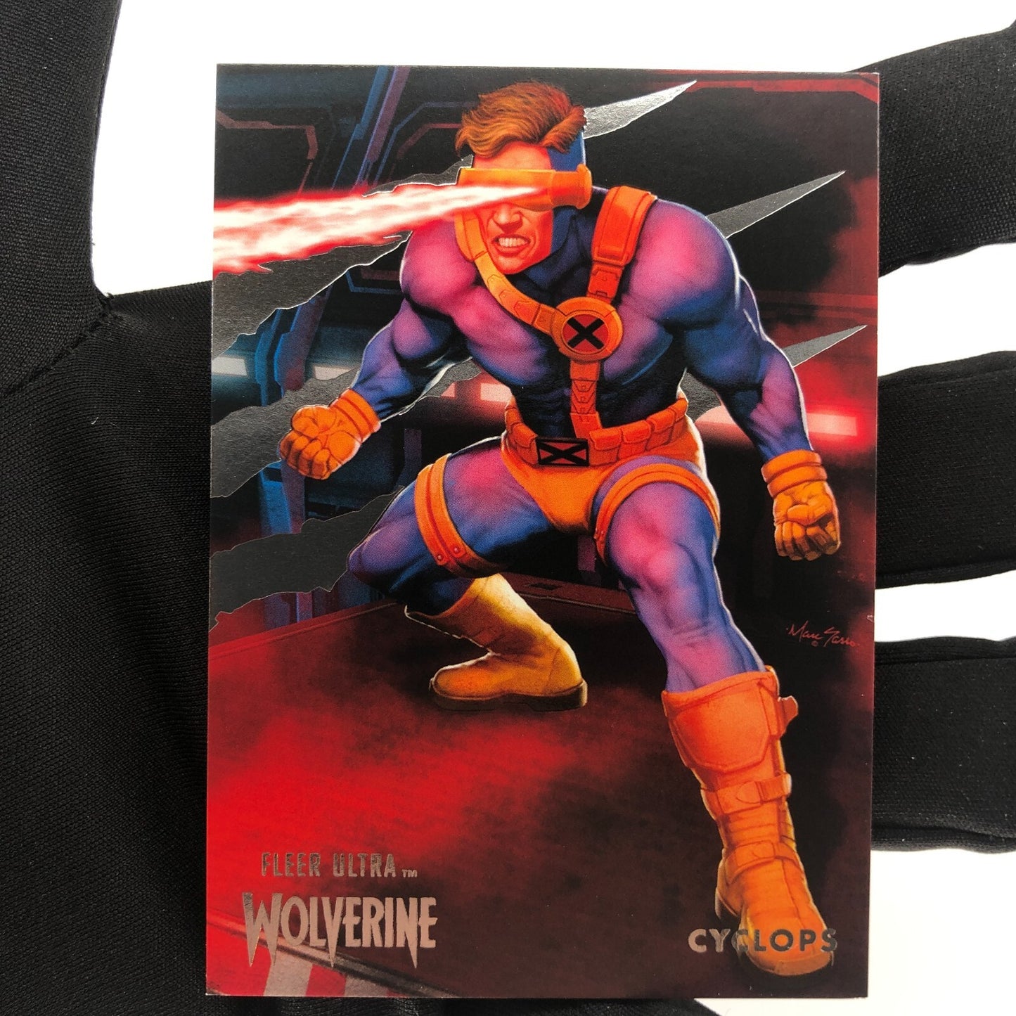 Marvel Card Cyclops 19 Base Upper Wolverine Ultra [A]