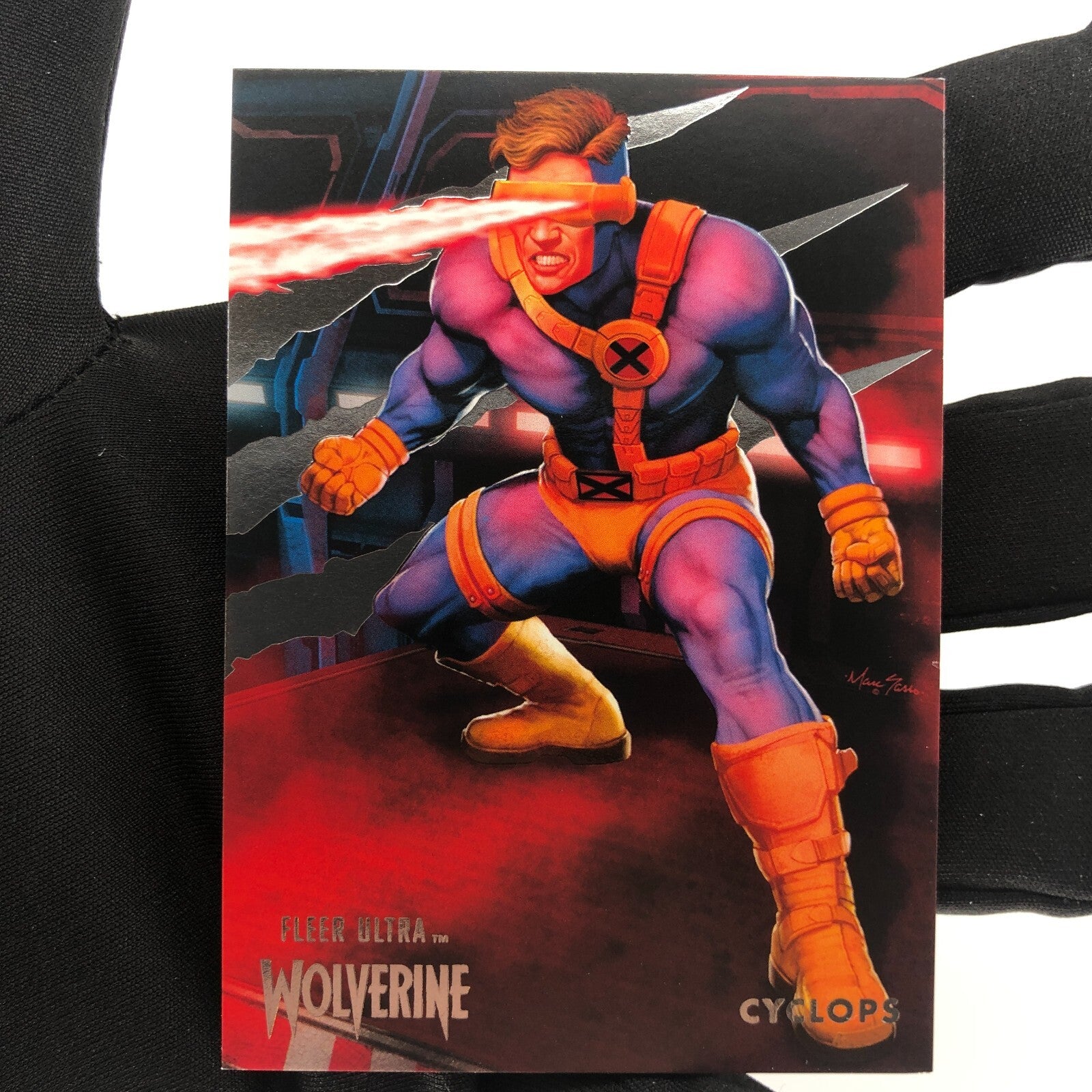 Marvel Card Cyclops 19 Base Upper Wolverine Ultra [A]