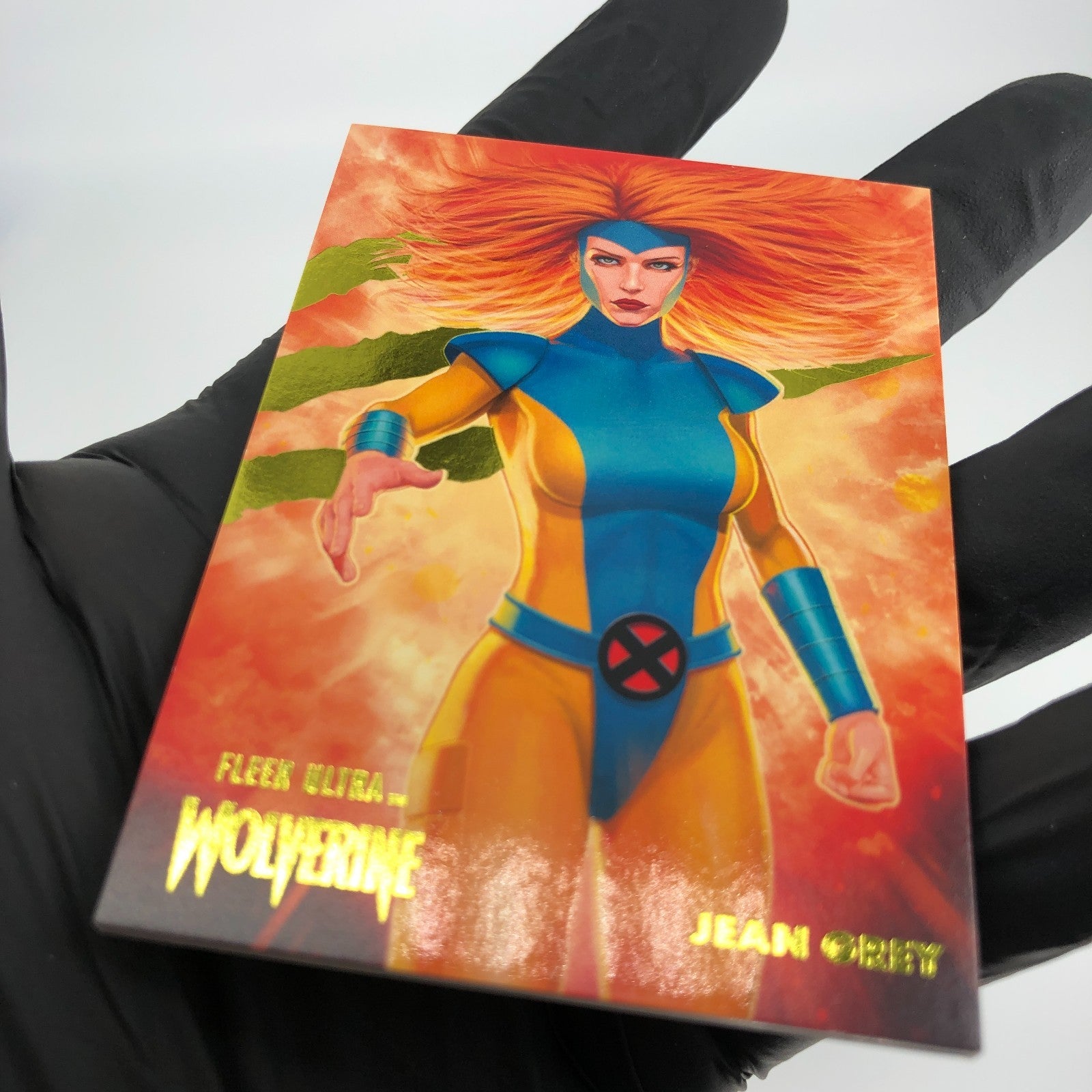 Marvel Card Jean Grey Gold /90 Fleer Upper Deck Ultra Wolverine [NM]