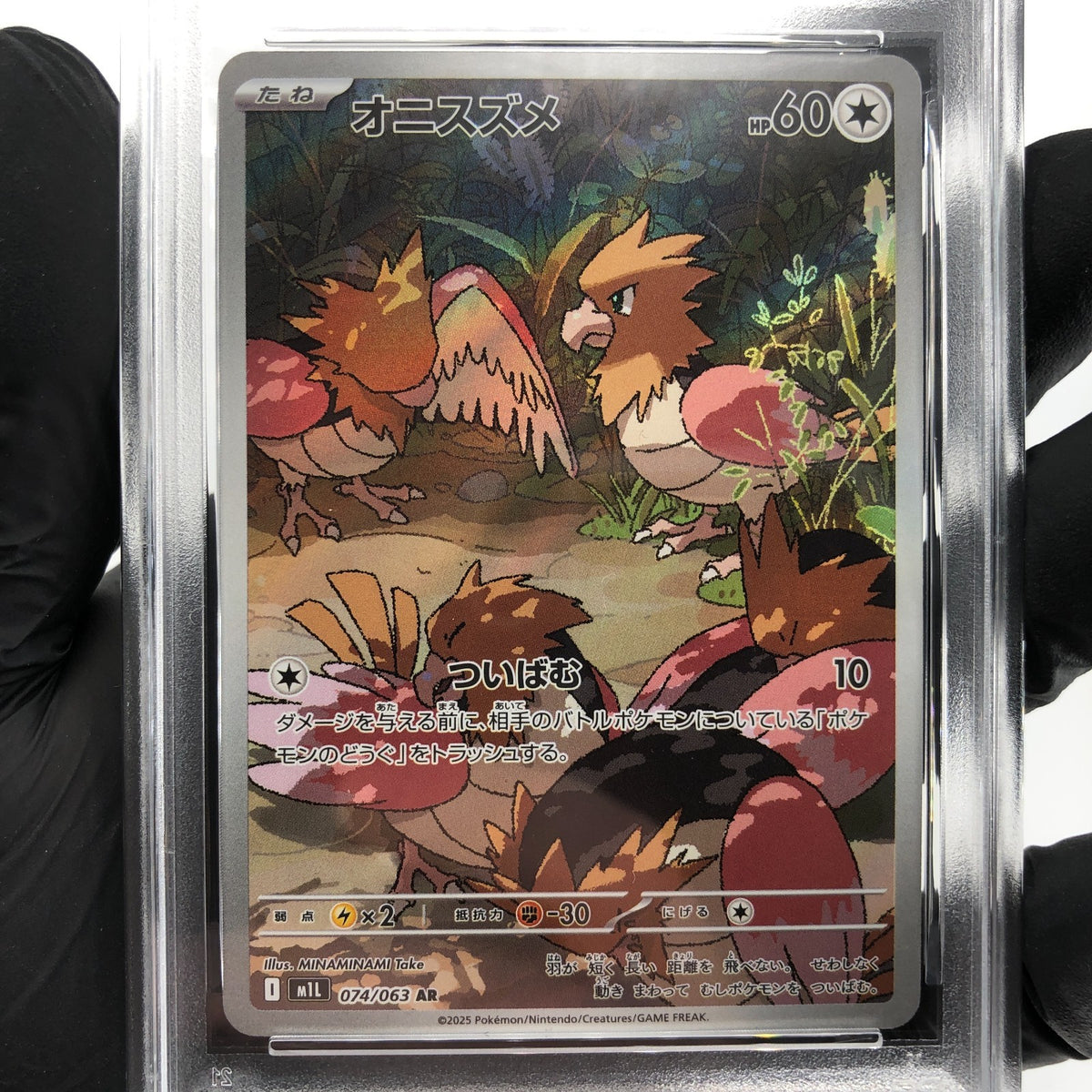 PSA 8 Pokemon Card Spearow 074/063 AR M1L Japanese Karte [8]