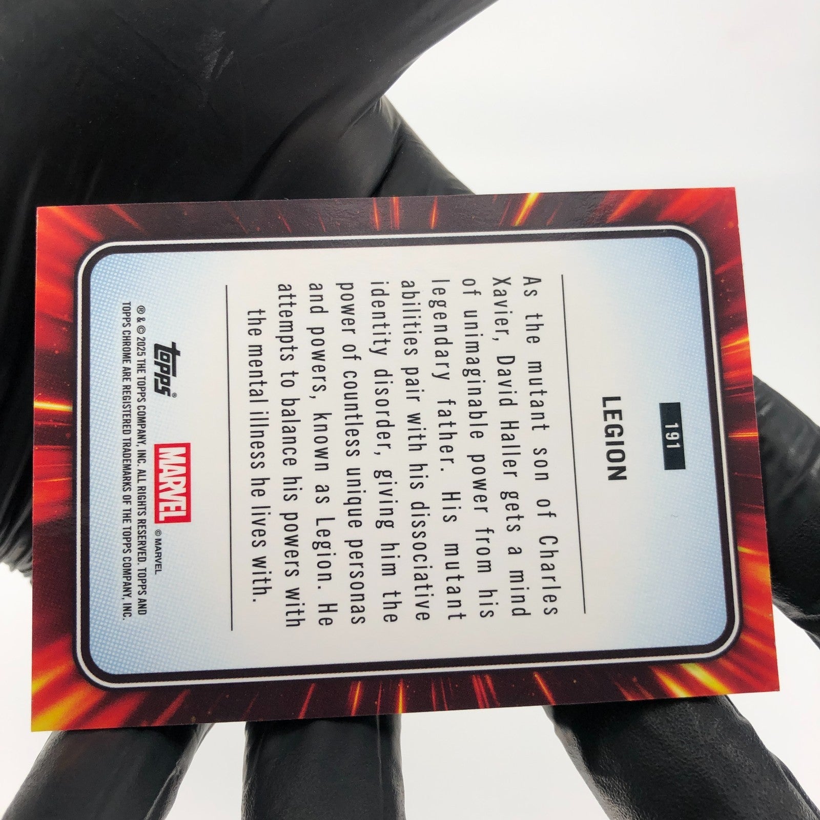 Marvel Card Legion 191 Black Web /399 Topps Chrome 2025 [NM]