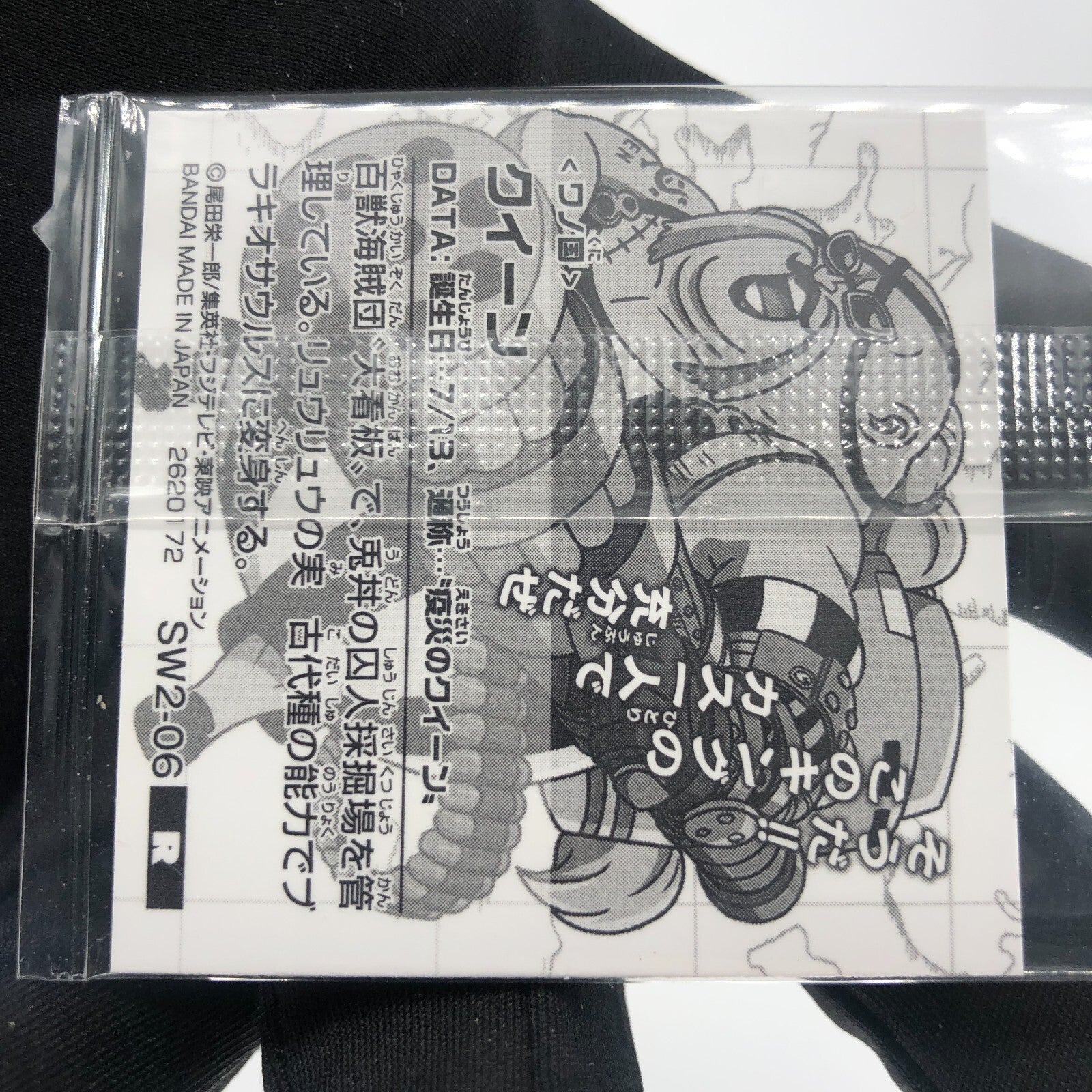 One Piece Queen SW2-06 R Holo Wafer  Japanese [Sealed]