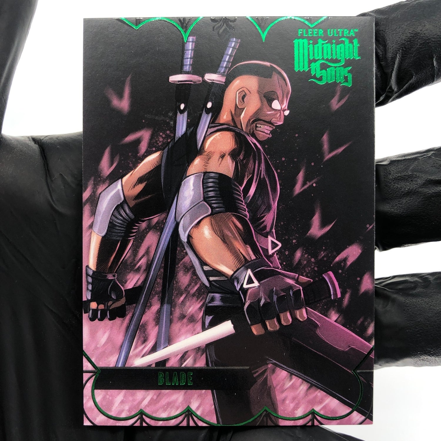Marvel Card Blade 10 Parallel  Midnight Sons 2022 Fleer Upper Deck [NM]