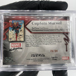 PSA 9 Marvel Card Captain Marvel 85 /99 Fleer Upper Deck Masterpieces 2018 [9]