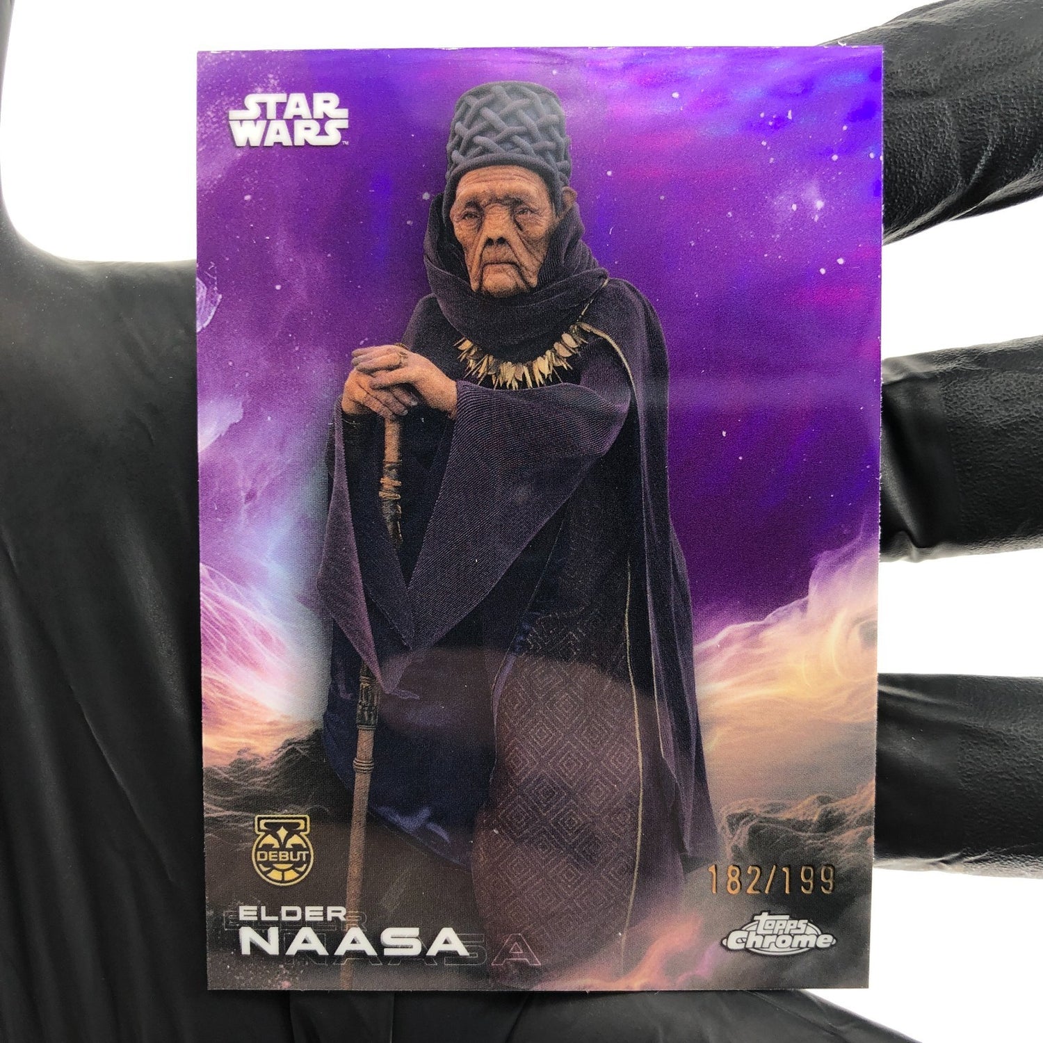 2025 Topps Chrome Star Wars Elder Naasa 37 Purple  /199 [NM]