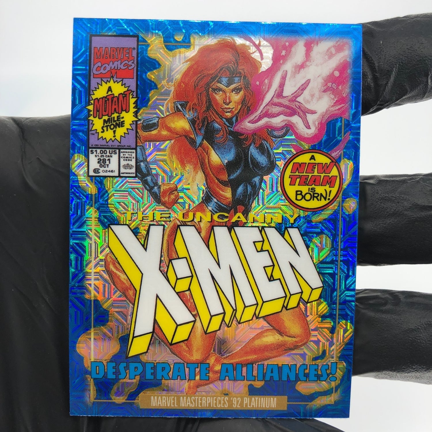 Marvel Card Jean Gray Traxx 46-V Variant  Fleer Upper Deck Masterpieces [NM]