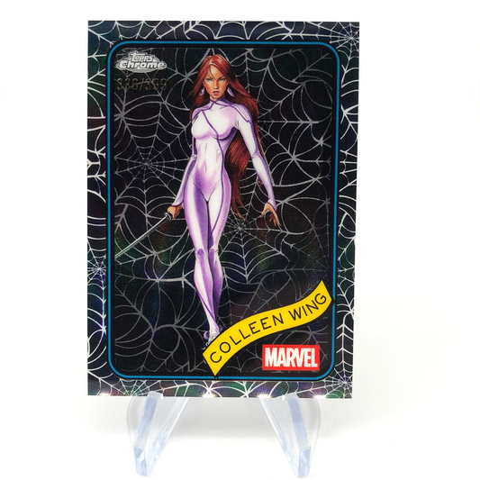 Marvel Card Colleen Wing 47 Black Web /399 Topps Chrome 2025 [NM]