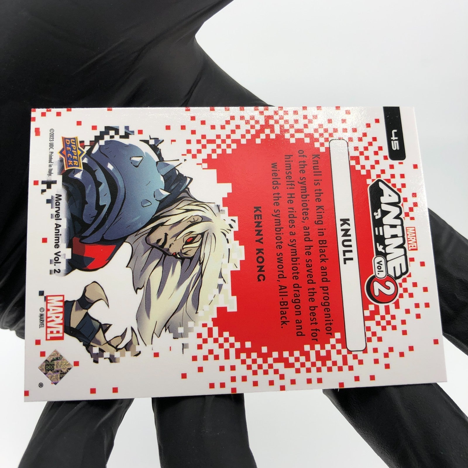 Marvel Card Knull 45 Anime Vol.02 Thatched Foil  Upper Deck Fleer [NM]