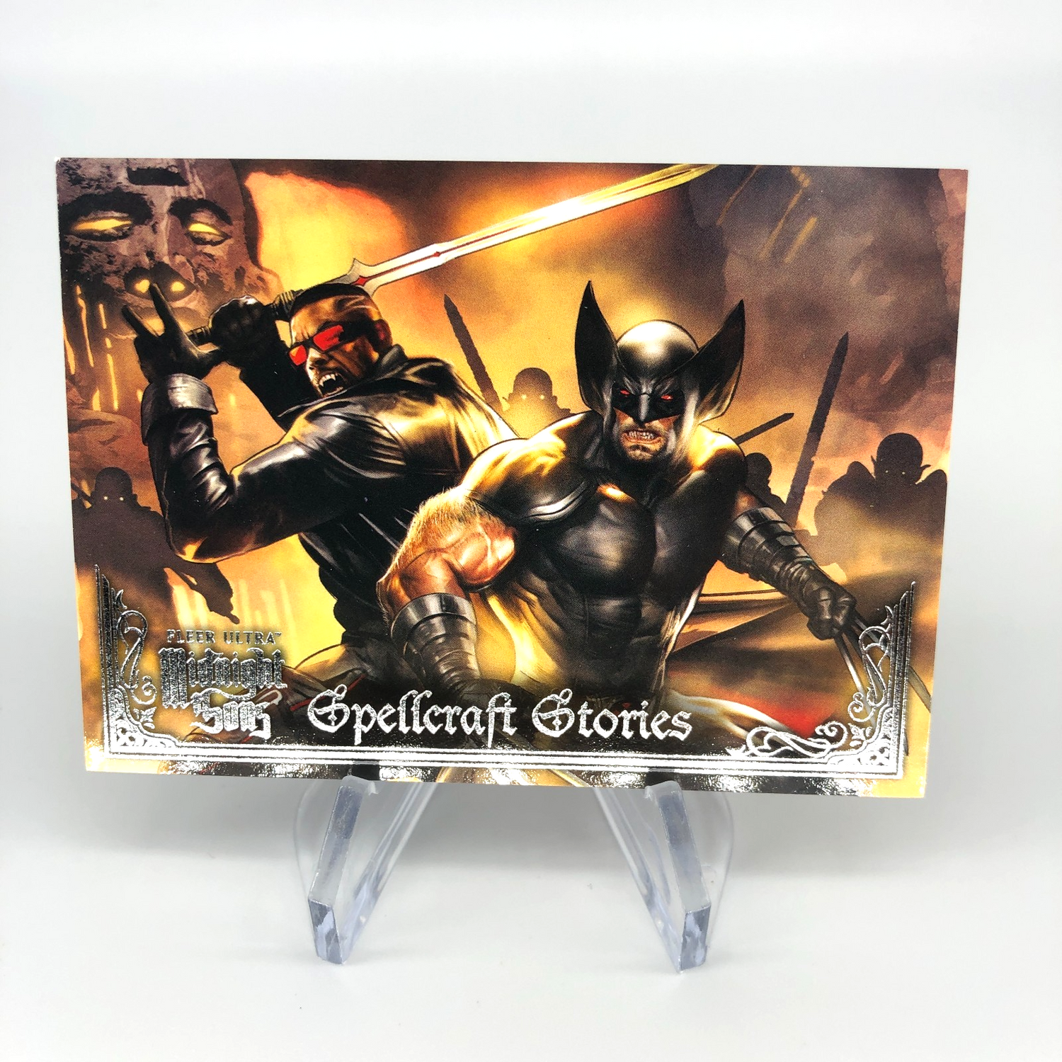 Marvel Card Wolverine Blade OE2 Midnight Sons 2022 Fleer Upper Deck [NM]