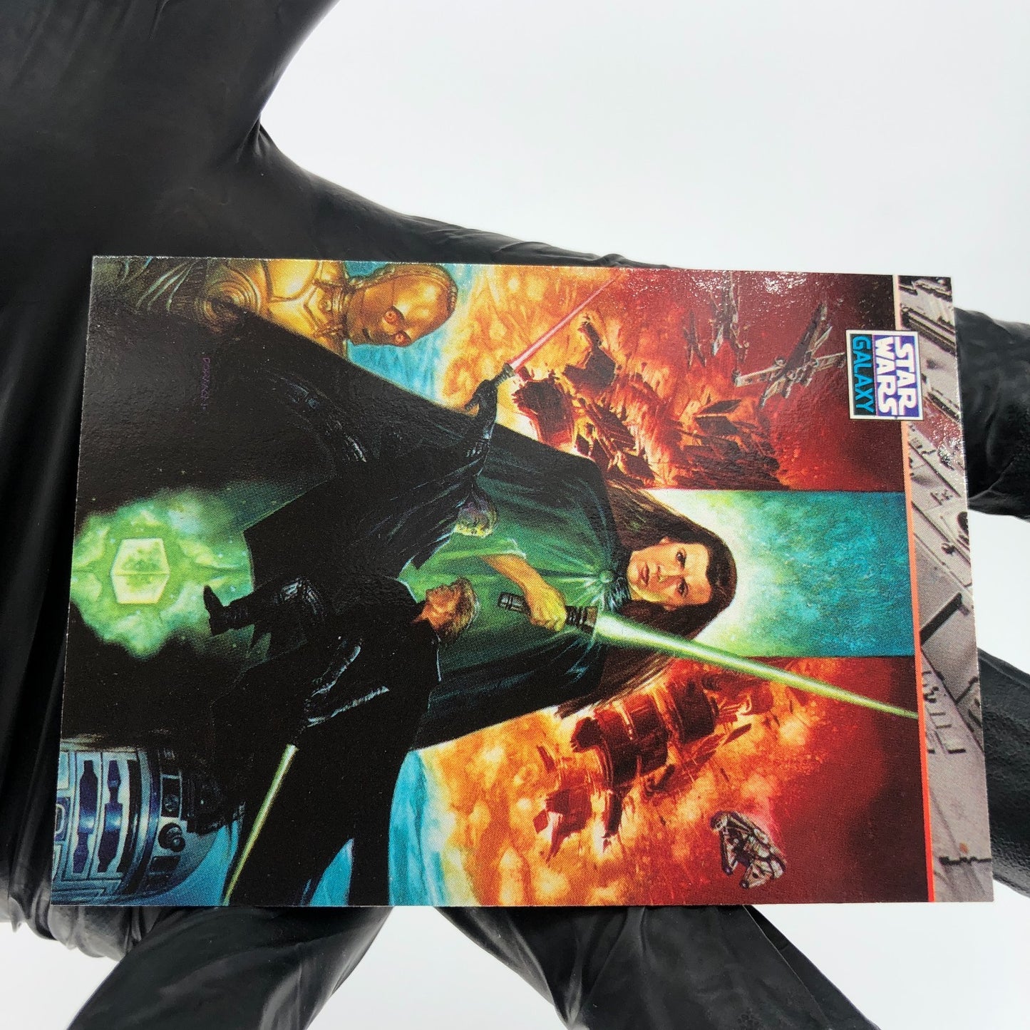 Star Wars Galaxy Card Leia 165 Comic Art of Topps 1994 [NM]