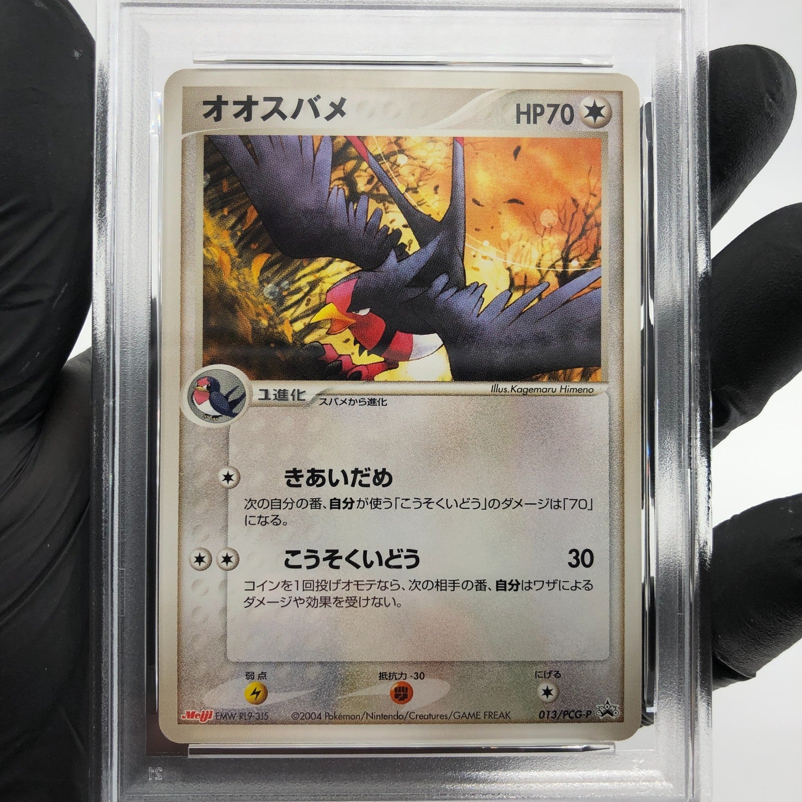 PSA 8 Pokemon Card Swellow 013/PCG-P Meiji Promo 2004 Japanese Karte [8]